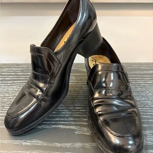 Lanvin Classic Black Leather Loafers